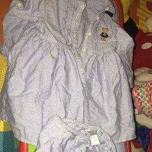 Ralph Lauren dress with matching bloomers size 9M